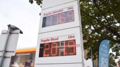UK Diesel Prices Top £2 a Litre for First Time, RAC Says