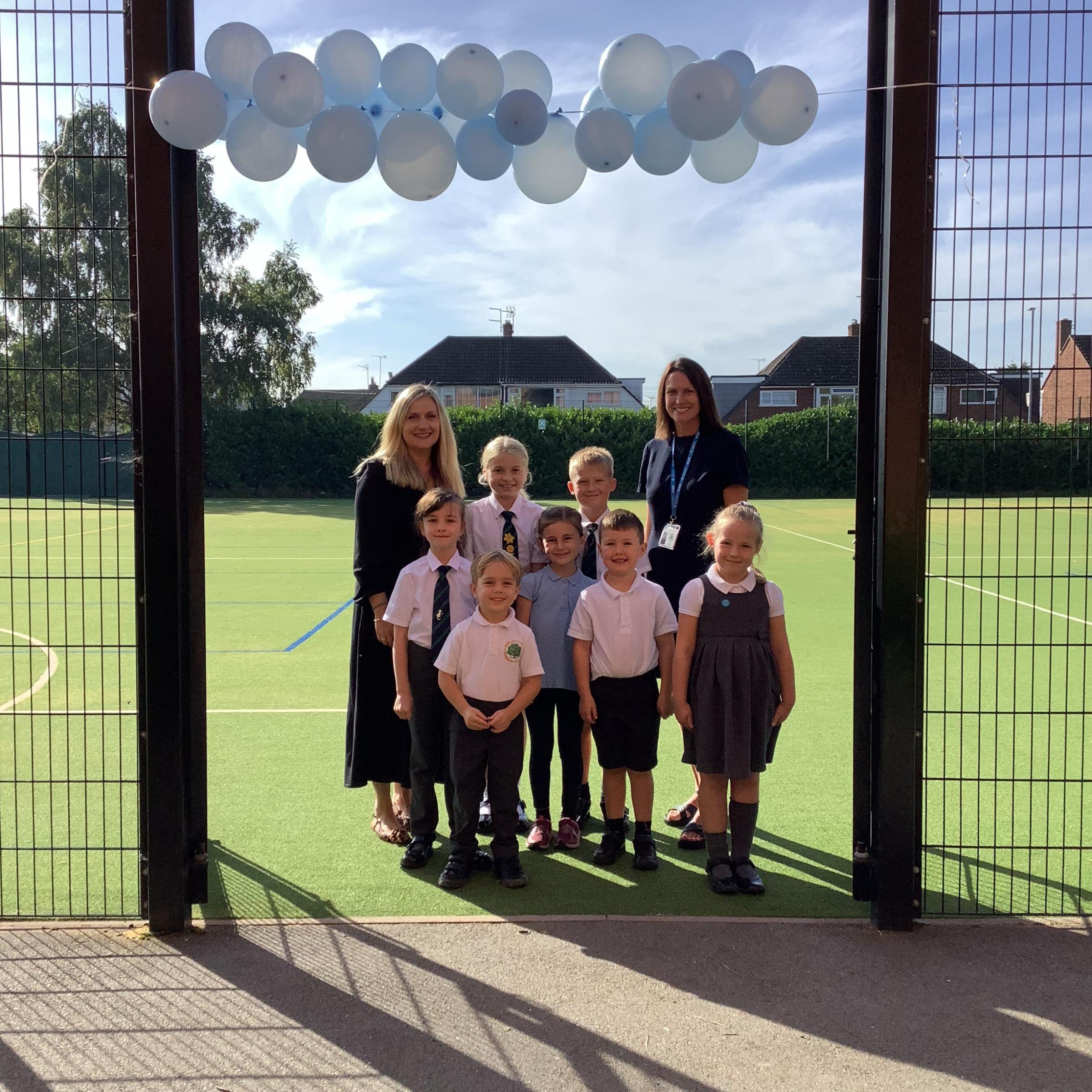 Corporate Strategy: Delight at primary school as pupils enjoy newly-opened playground