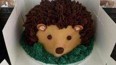 Corporate Strategy: The volunteers baking birthday cakes for children