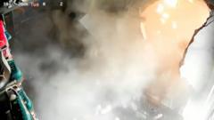 Sneaker Shop Obliterated: Terrifying Explosion Caught on Camera in Indonesia