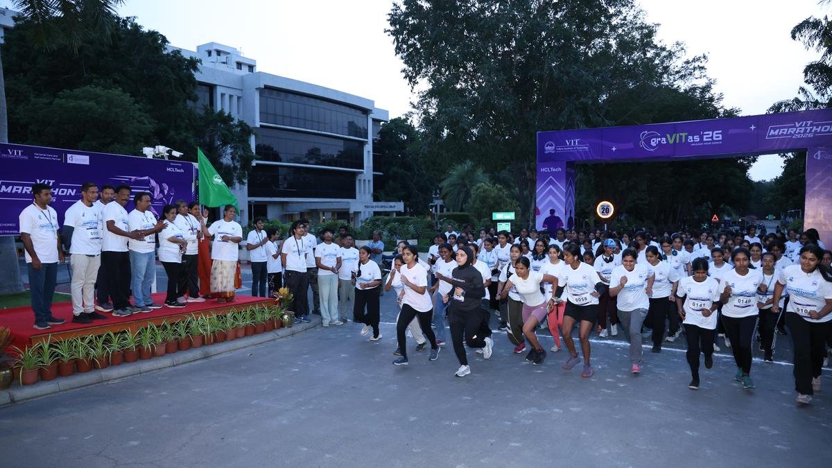 VIT Ignites Campus with Run Fest Marathon at Gravitas 2026