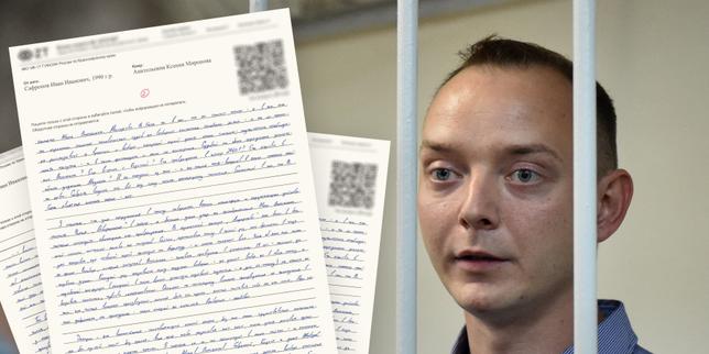 The Letter of Imprisoned Russian Journalist Ivan Safronov: 'like Jean Valjean, I Know What Captivity Is, and I Know How to Cherish Freedom