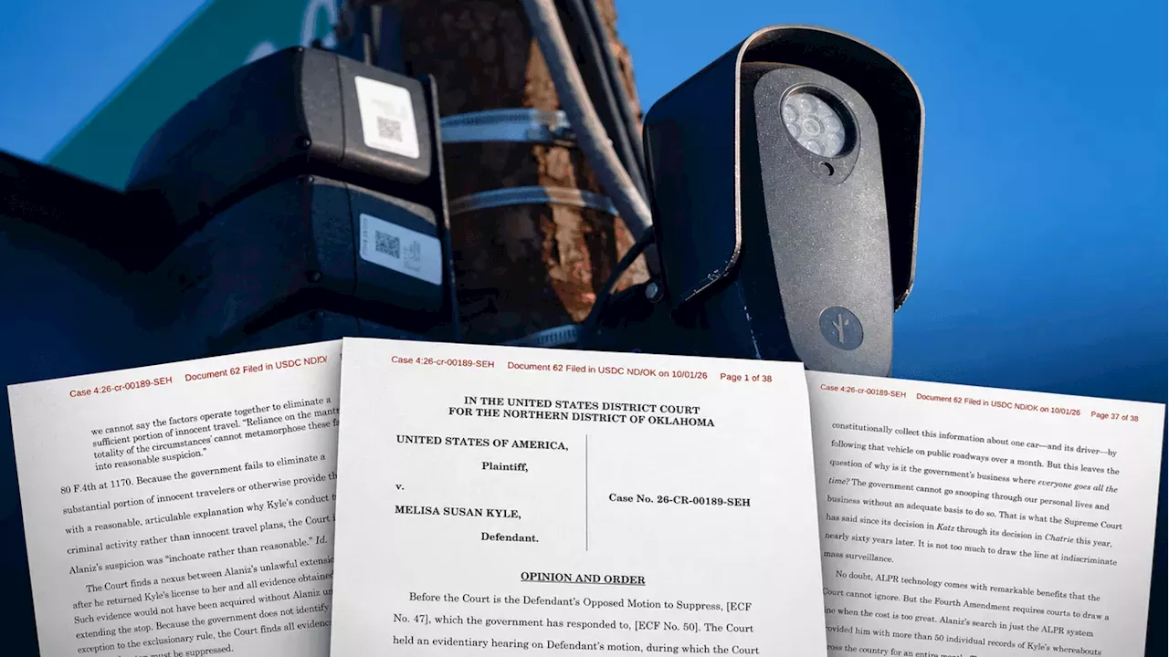 Federal Judge Rules Warrantless License-plate Reader Search Violated Fourth Amendment