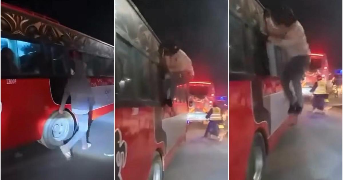 Video: Nairobi Man Jumps Off Matatu Window, Gives Chase to Sneaky Phone Snatcher