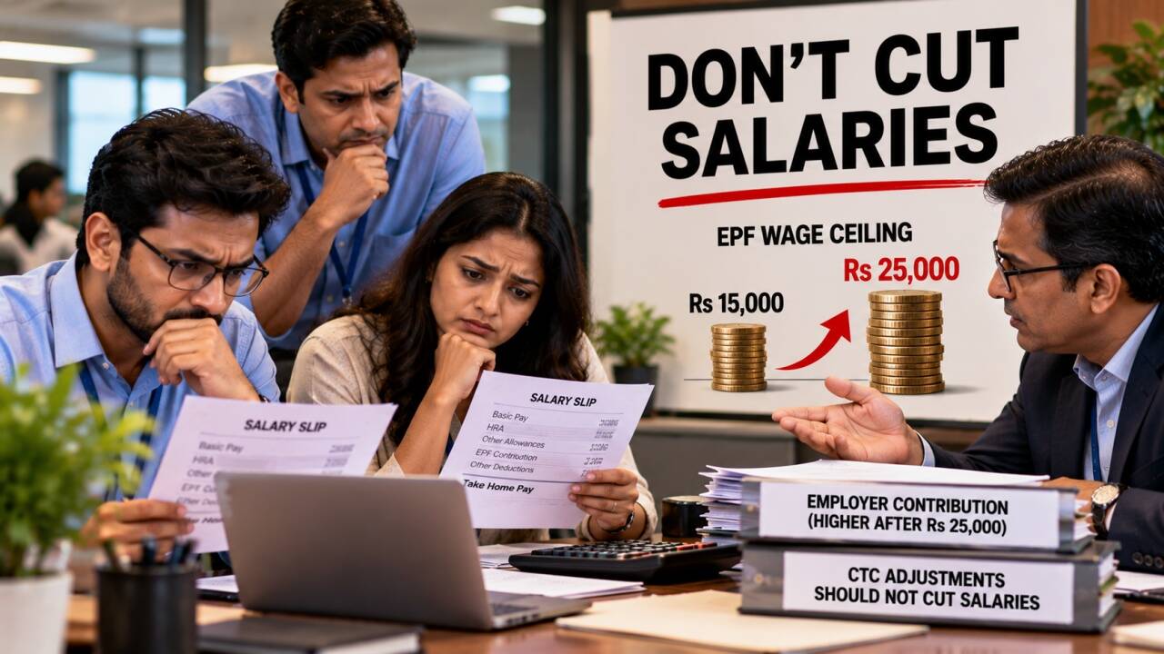 Developing Story: Don’t cut salaries’: Govt’s clear directive to companies as EPF wage ceiling rises