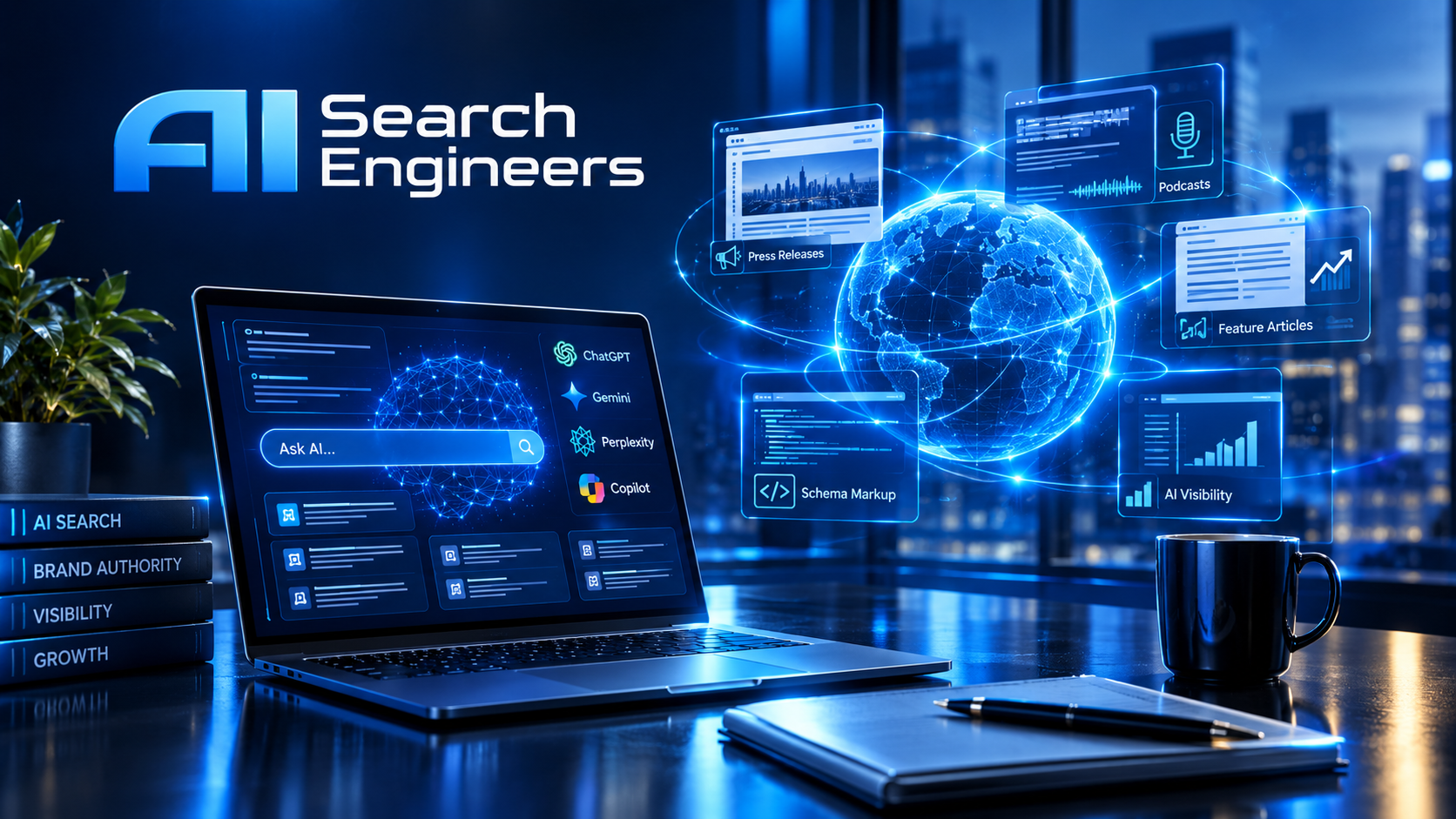 Strategic Tech Expansion: AI Search Engineers Announces Three Q4 AI and Media Award Program Recipients as Custom AI-Optimized Websites, Schema Markup, Press Releases, and Feature Articles Deploy Oct. 1