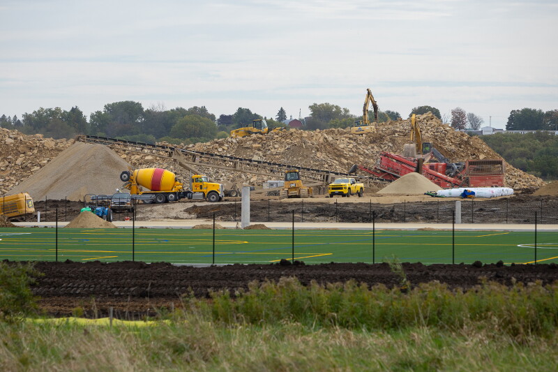 Rochester Sports Complex Construction on Target, Despite Recent Rain