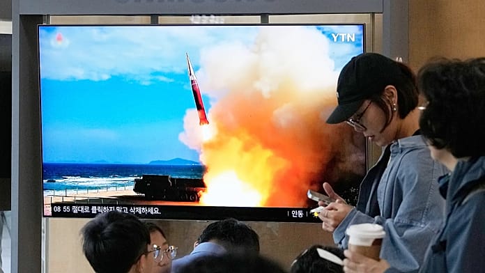 North Korea Fires Intermediate-range Missile, Claiming Evasive Flight and AI Features
