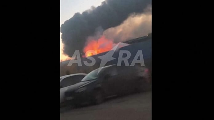 Fire Rages at Yandex Data Centre After Ukraine Drone Attack