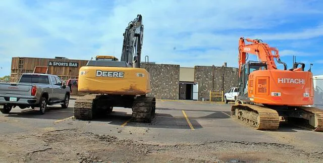 Corporate Strategy: Photo: Demolition work nears at hotel in Brookings