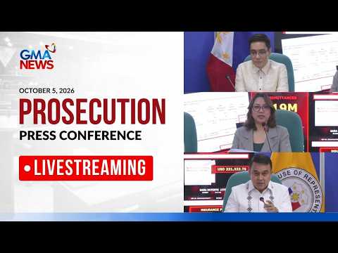 House Prosecution Team Press Conference (oct. 5, 2026) | GMA News