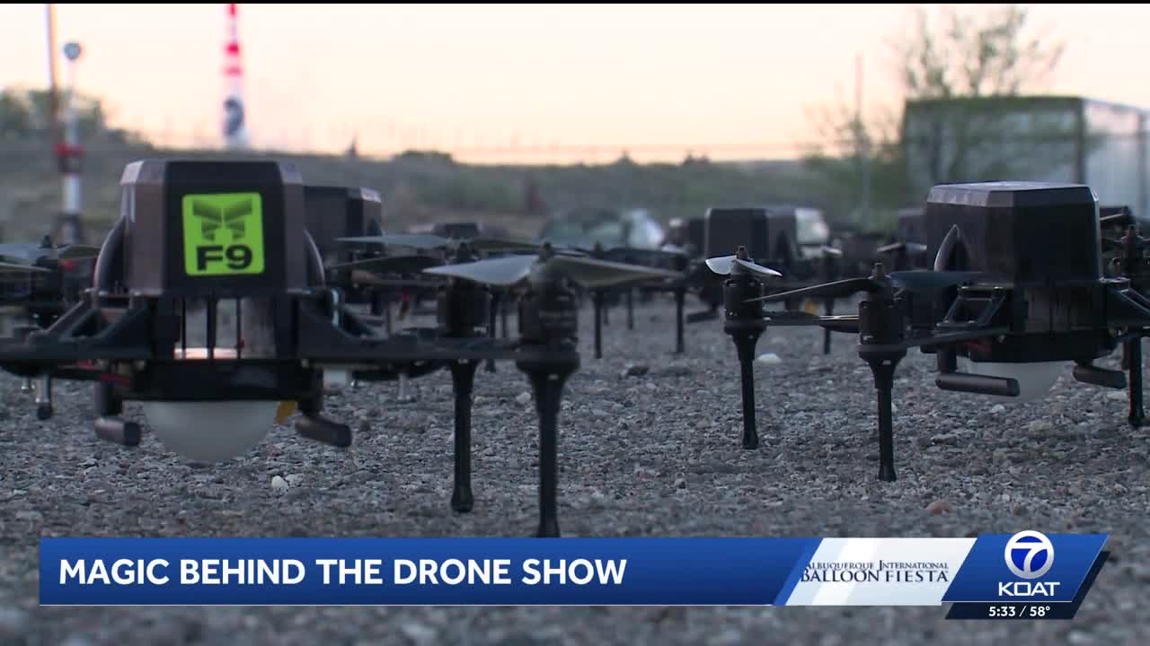 Before Dawn, 500 Drones Take Flight at Balloon Fiesta Park