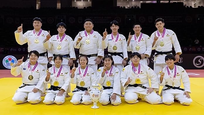 Judo: Japan Reclaim Mixed Team World Title With Eighth Gold in Baku