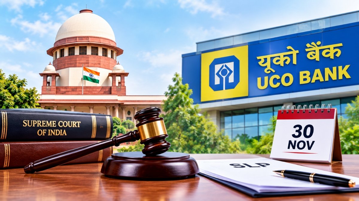 SC Lists UCO Bank SLPs; Interim Order to Continue Till 30 Nov