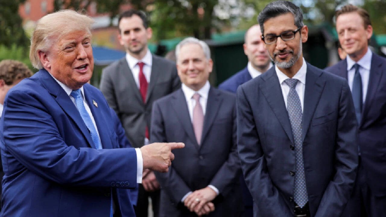 Enterprise Tech Shift: Donald Trump calls Google CEO Sundar Pichai a 'monster'; here's what Pichai said and the Scaling Frontier