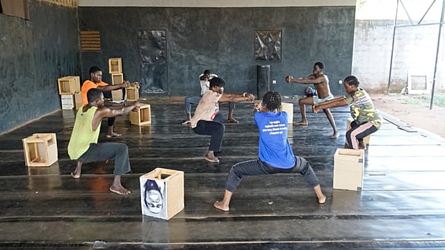 Developing Story: Burkina Faso deaf dancers use special technique to follow rhythm