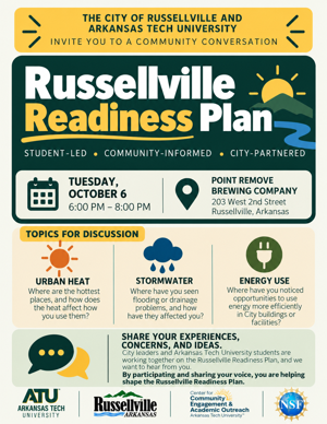 Market Developments: Russellville and ATU welcome all to community conversation