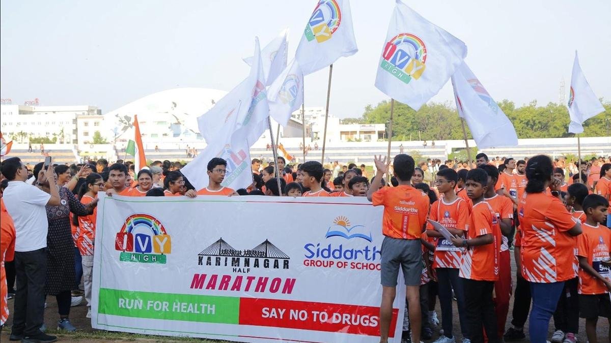 Karimnagar marathon spreads message of health, drug-free society