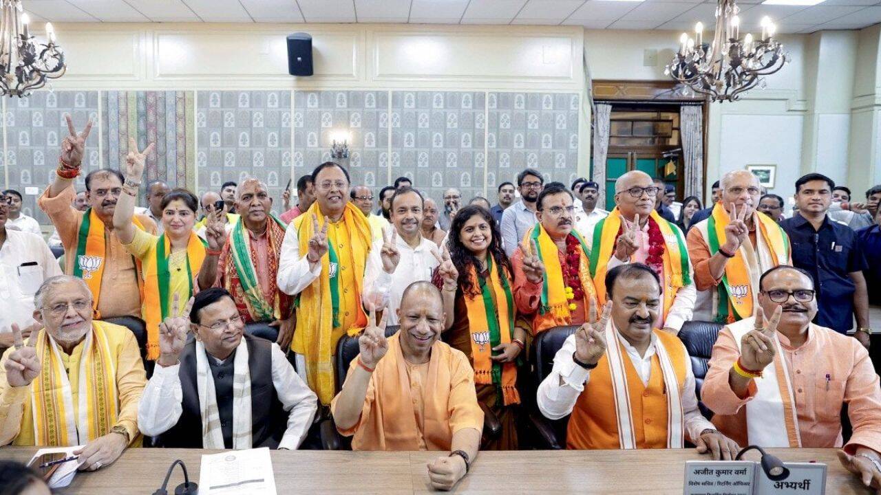 Up’s 10 RS Seats Filled Unopposed: BJP Gets 8, SP 2; Akhilesh Says ‘focus Is on 403