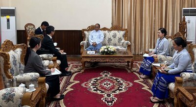 Economic Impact: Japan acting envoy meets with Myanmar's foreign chief for 1st time