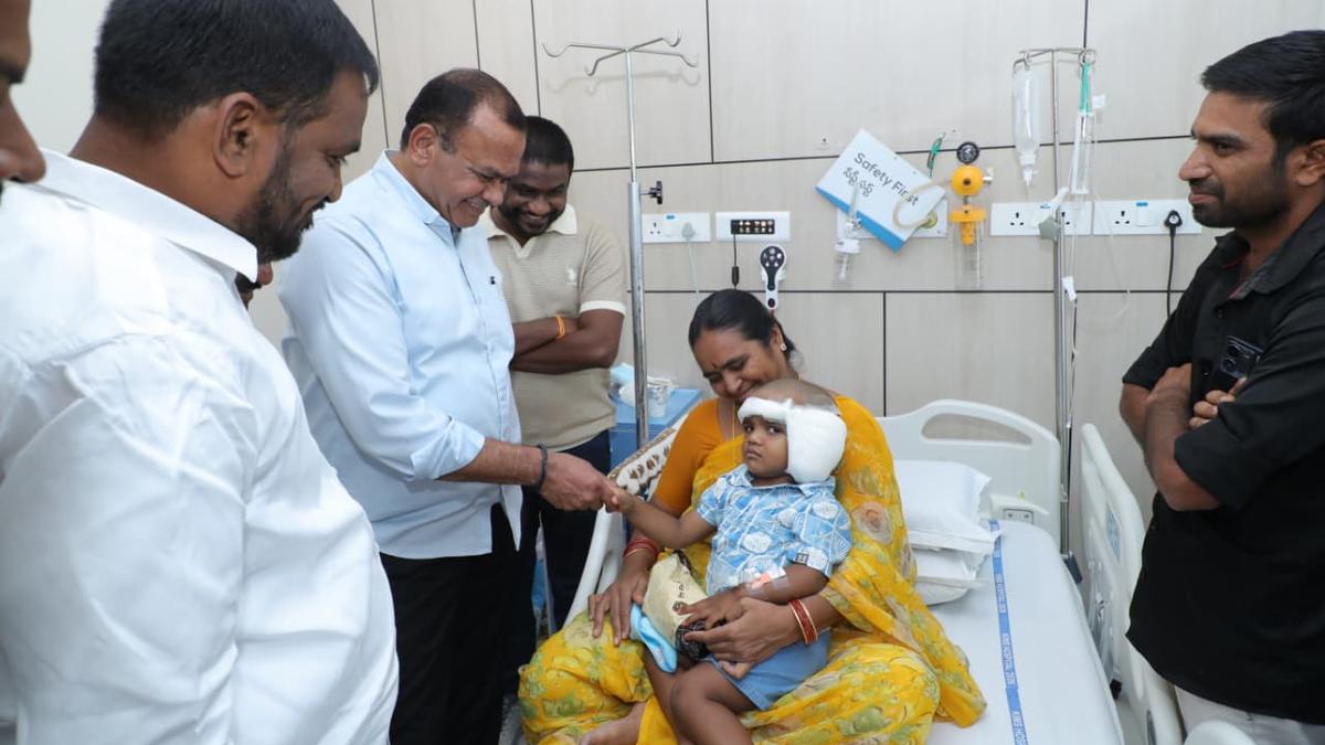 Minister Komatireddy Venkat Reddy Funds ₹4 Lakh Surgery for Hearing- and Speech-Impaired Couple's Child