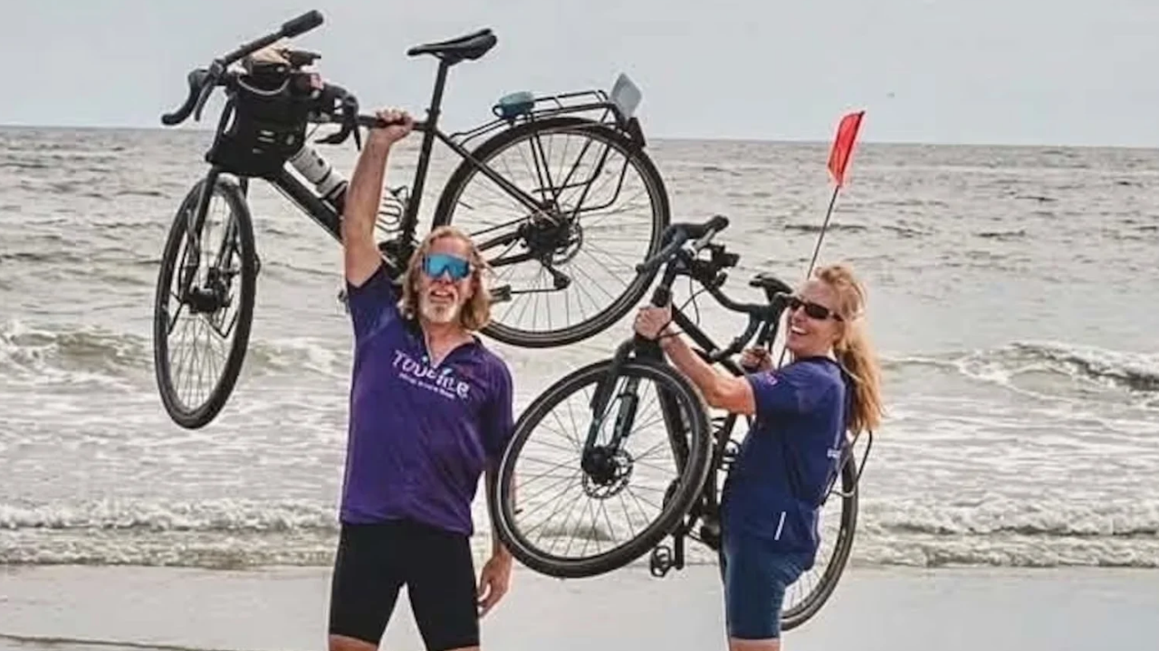 Utah Couple Cycles 3,634 Miles Across America, Raises $23,000 for Charities