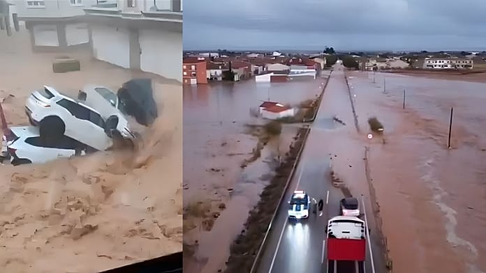 Showers and Storms Across Spain This Weekend, Floods Kill 102-year-old Woman