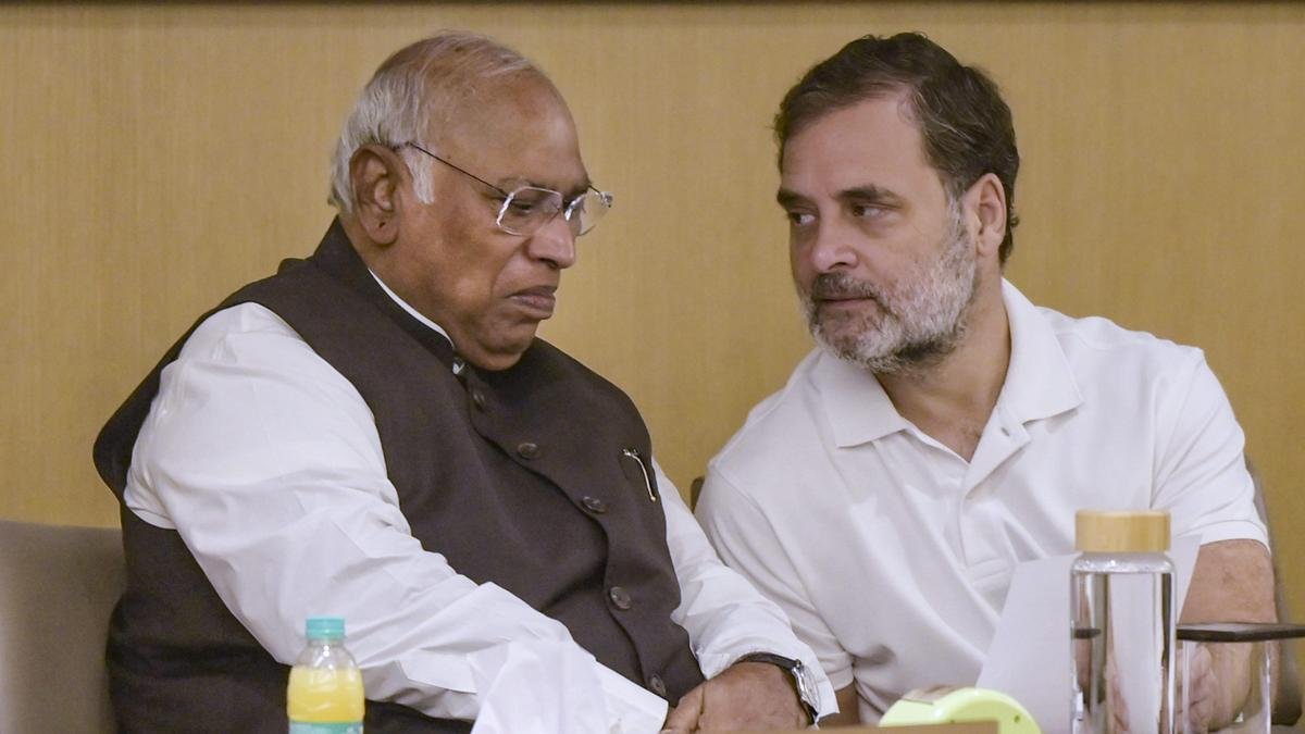 PM Modi should resign for ‘pressuring’ CEC: Kharge at CWC meet
