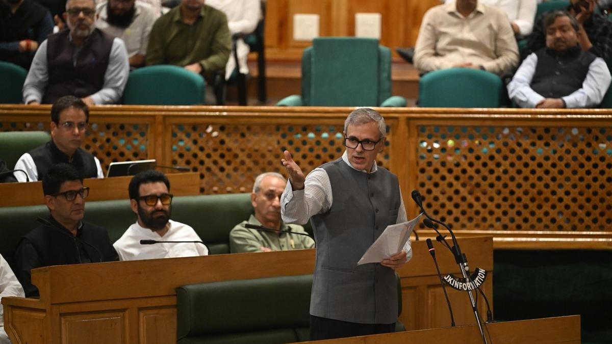 J&K Assembly Erupts: Omar Abdullah's Statehood Resolution Sparks Article 370 Showdown