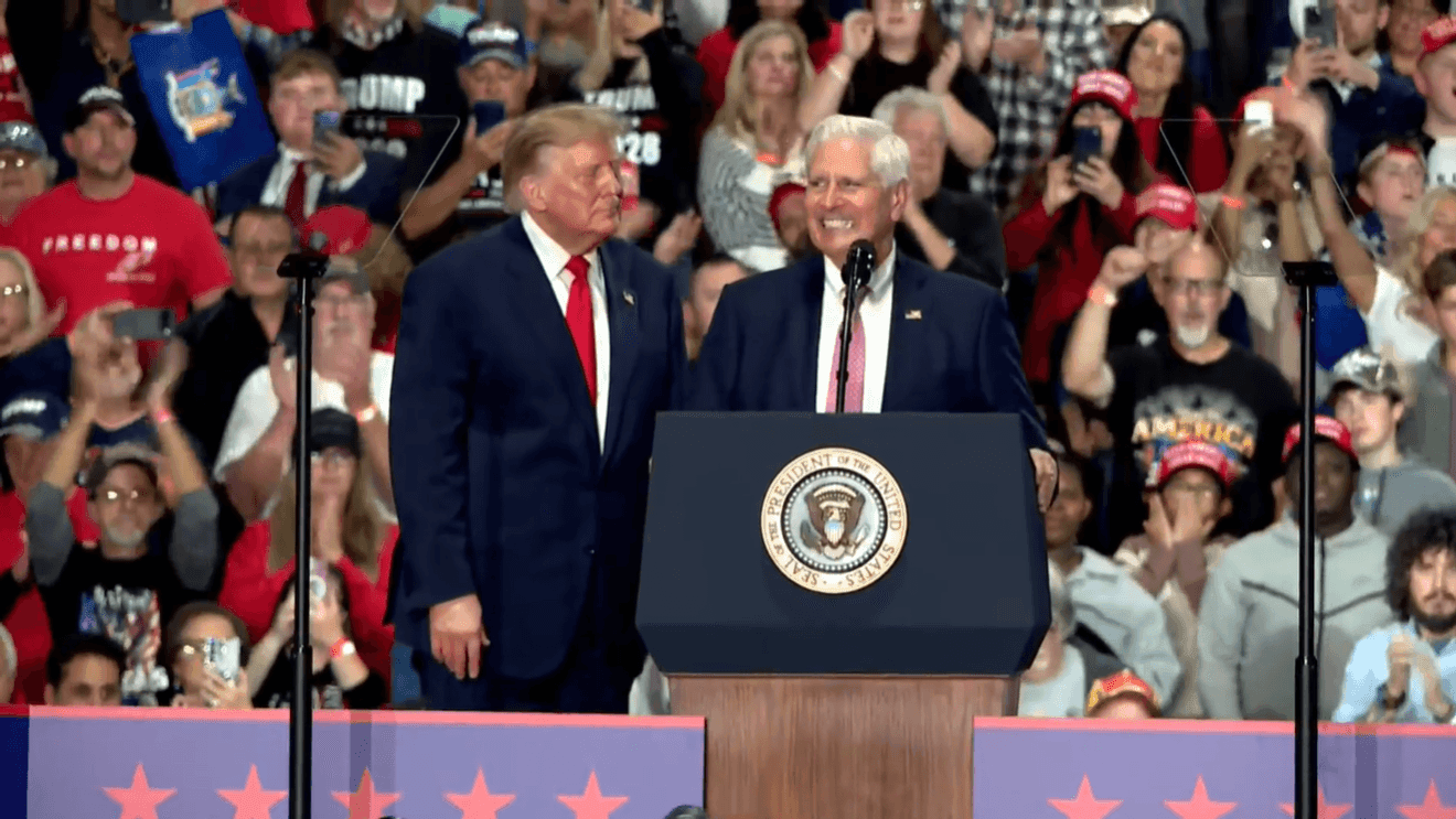 LIVE Blog: President Trump Praises Blakeman; Denounces Hochul, James in Speech