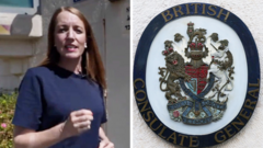 UK Consulate Sign Removed in East Jerusalem as Israel Retaliates Over Sanctions