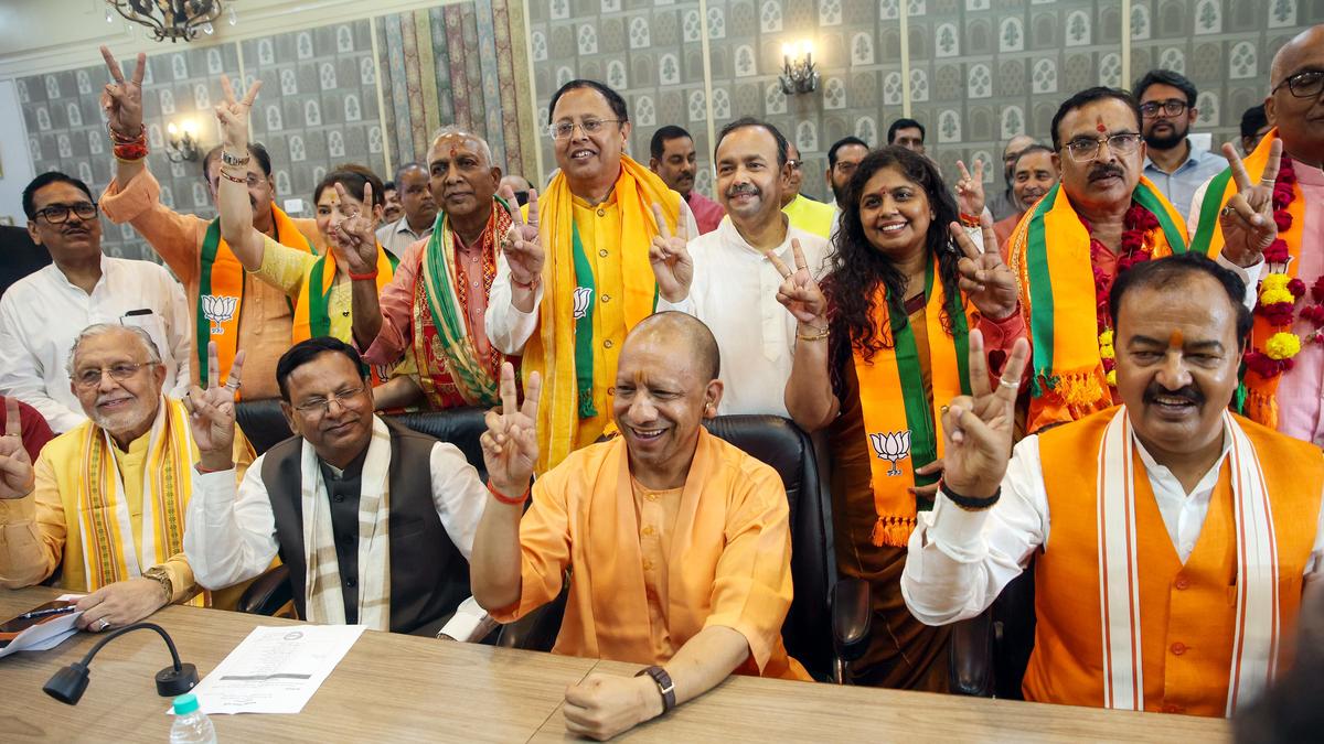Eight Bjp, Two SP Candidates Elected Unopposed in Rajya Sabha from U.p.