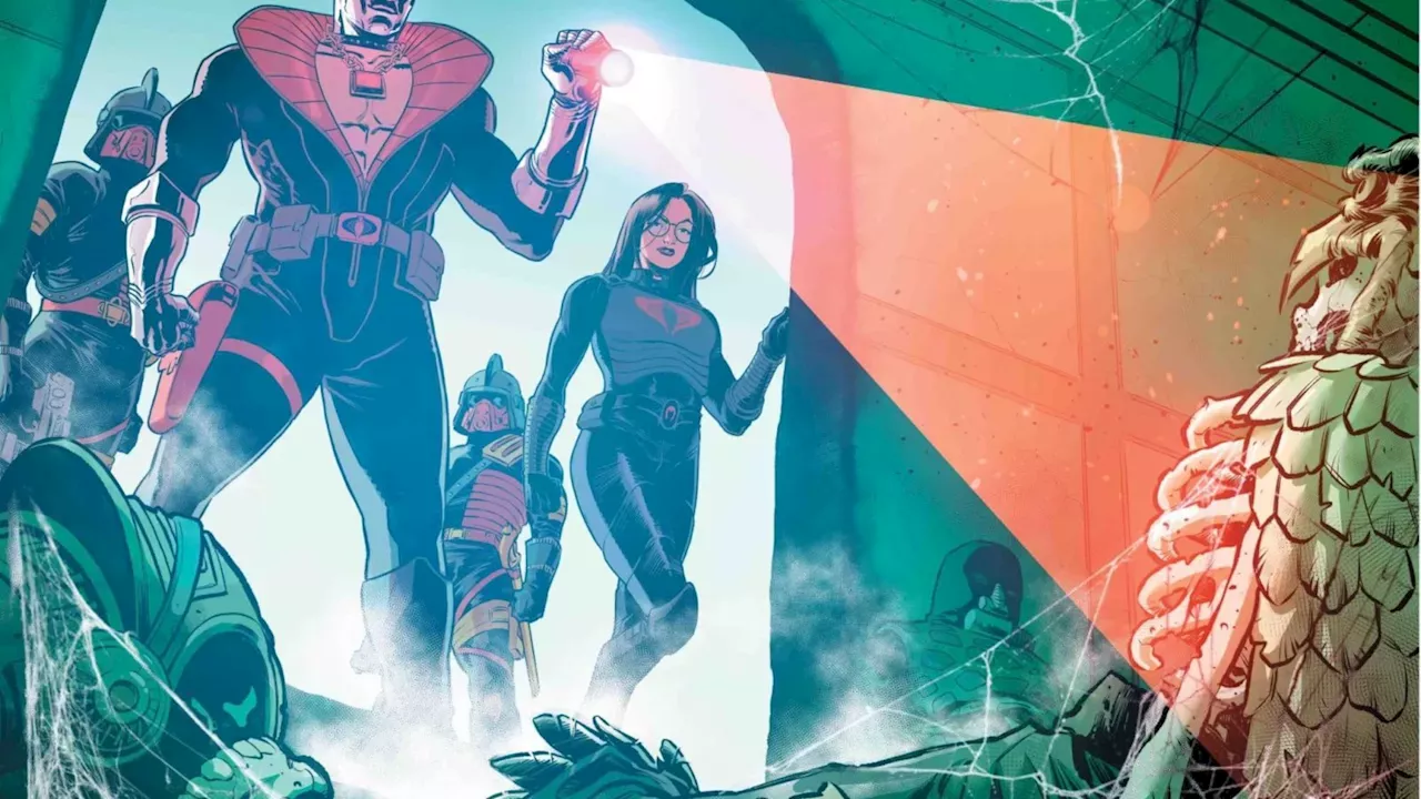 G.i. Joe: a Real American Hero/tomb Raider #1 Preview: Lara Croft Joins the Joes on Cobra Island