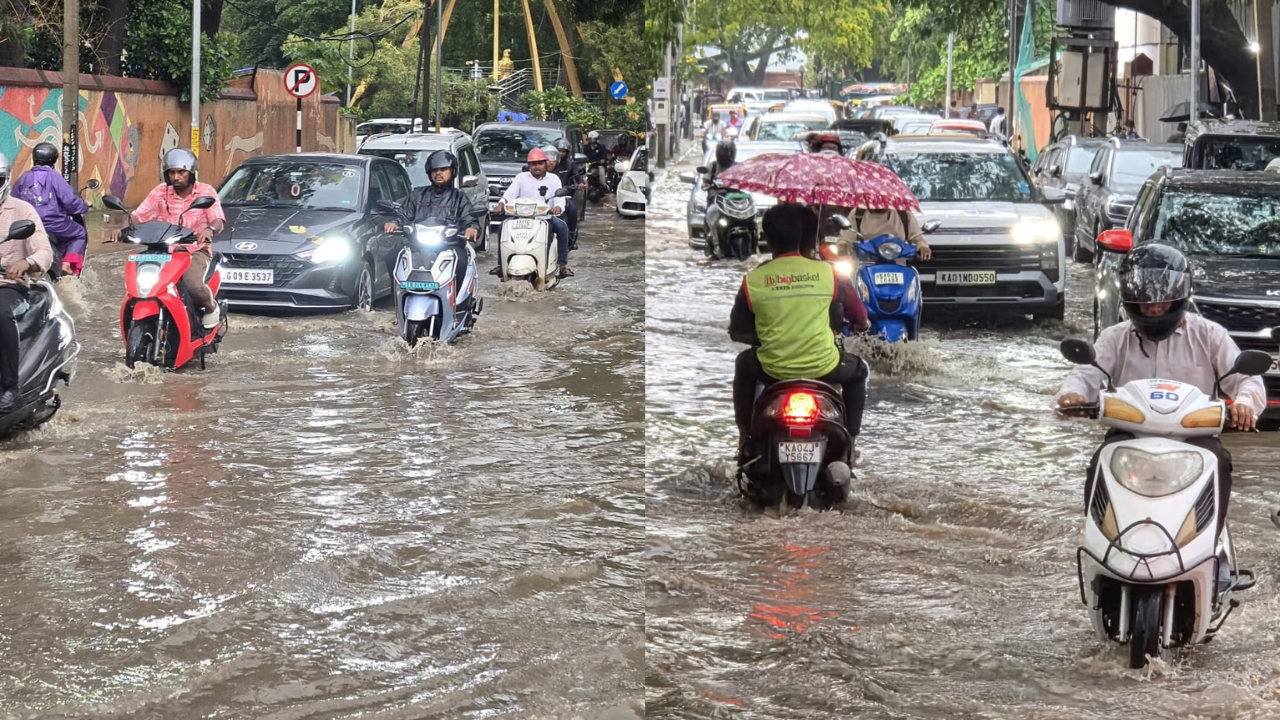 Heavy Rain Throws Bengaluru Into Chaos: Waterlogging Grips Key Roads