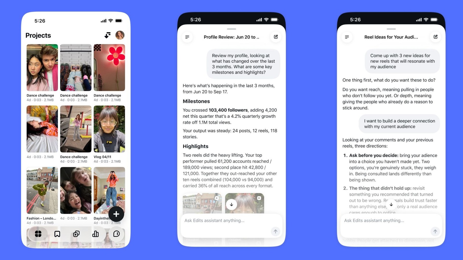 Enterprise Tech Shift: Meta introduces a new AI assistant for its Instagram creators and the Scaling Frontier