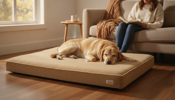 $40 Orthopedic Memory Foam Dog Bed for Medium-large Dogs