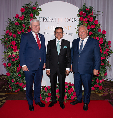 Ontario Premier Doug Ford and Former Prime Minister Stephen Harper Join More Than 300 Guests to Honour Dr. Steve Gupta at Toronto Launch of His Memoir from Floor to Fortune