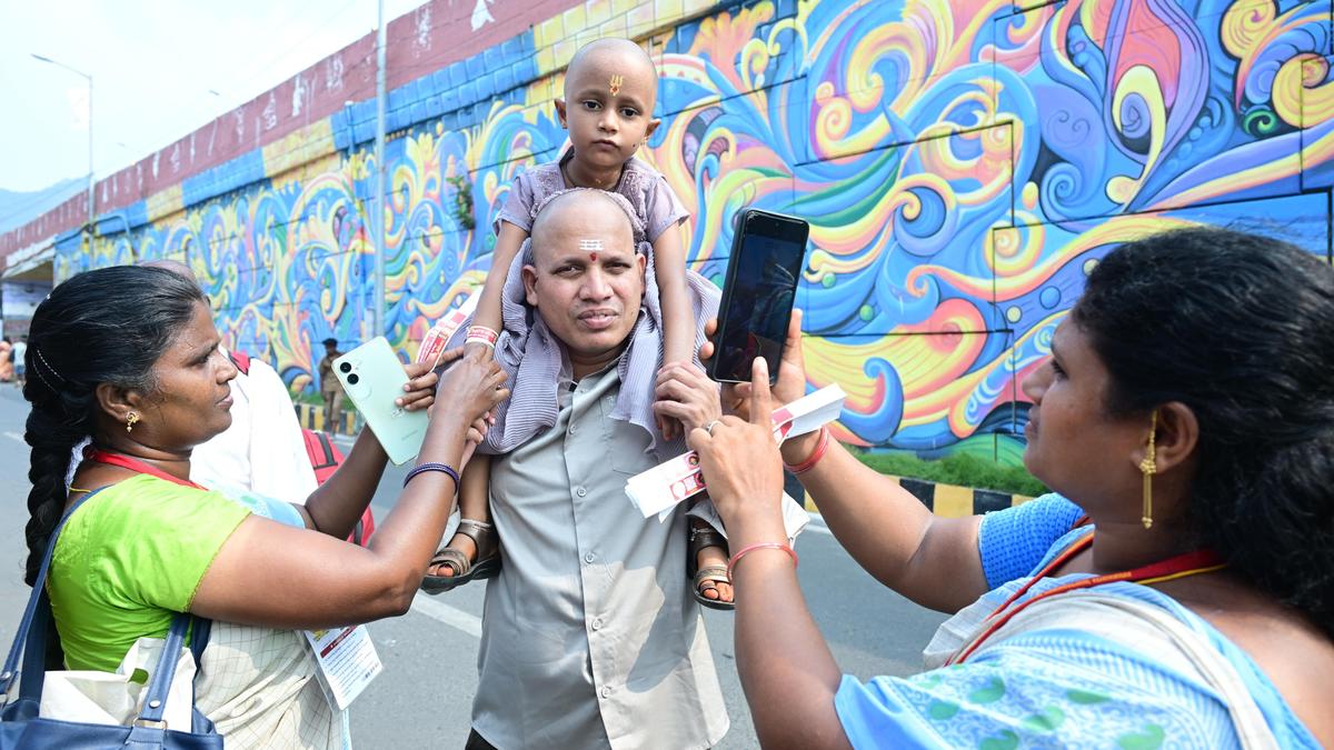 QR Code Tags Help Trace Missing Children During Dasara Utsavams Atop Indrakeeladri in Vijayawada