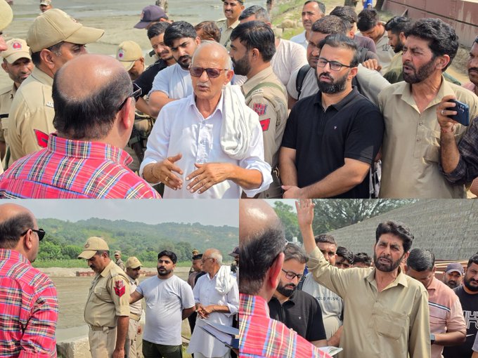 Dy CM Reviews Progress of Two Major Bridges in Samba