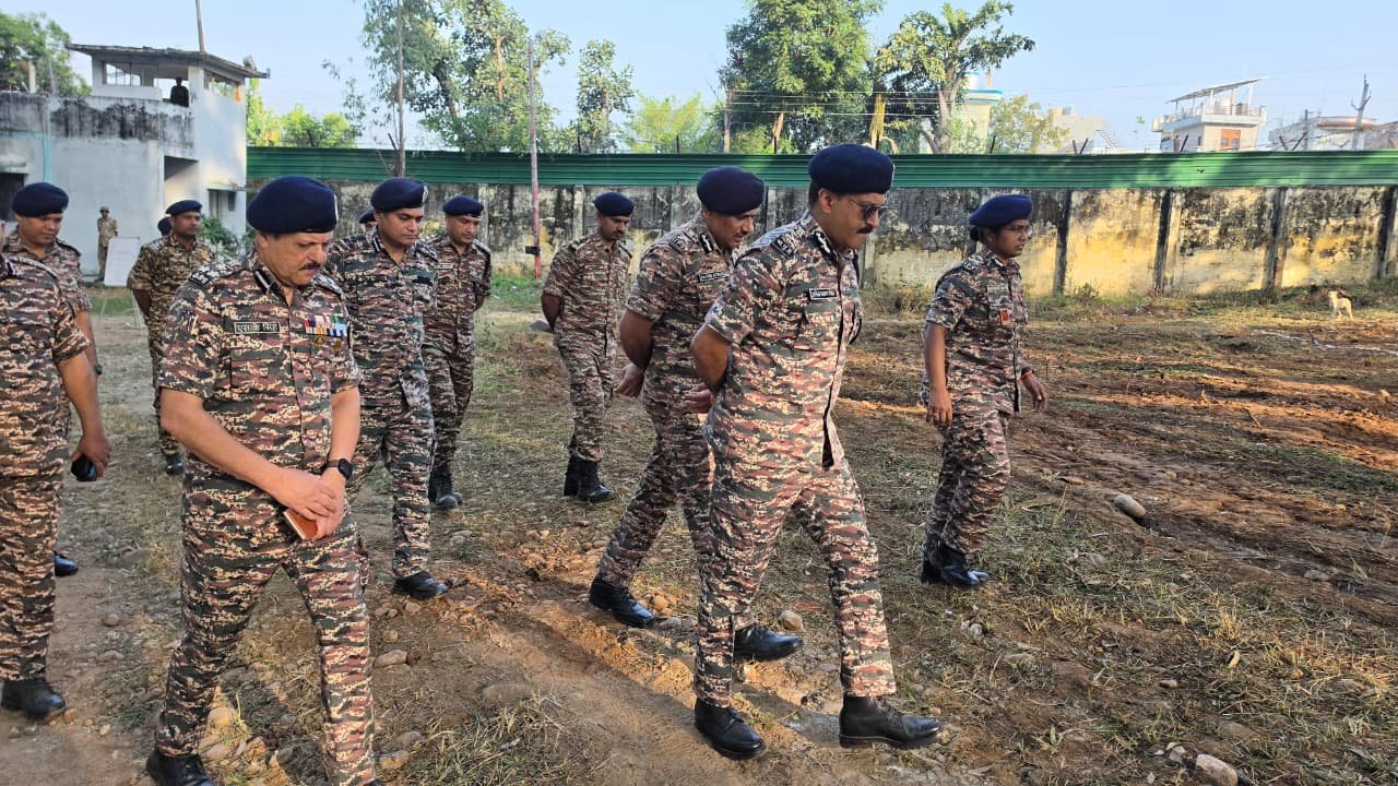 DG CRPF Reviews Multipurpose Hall Project at Bantalab