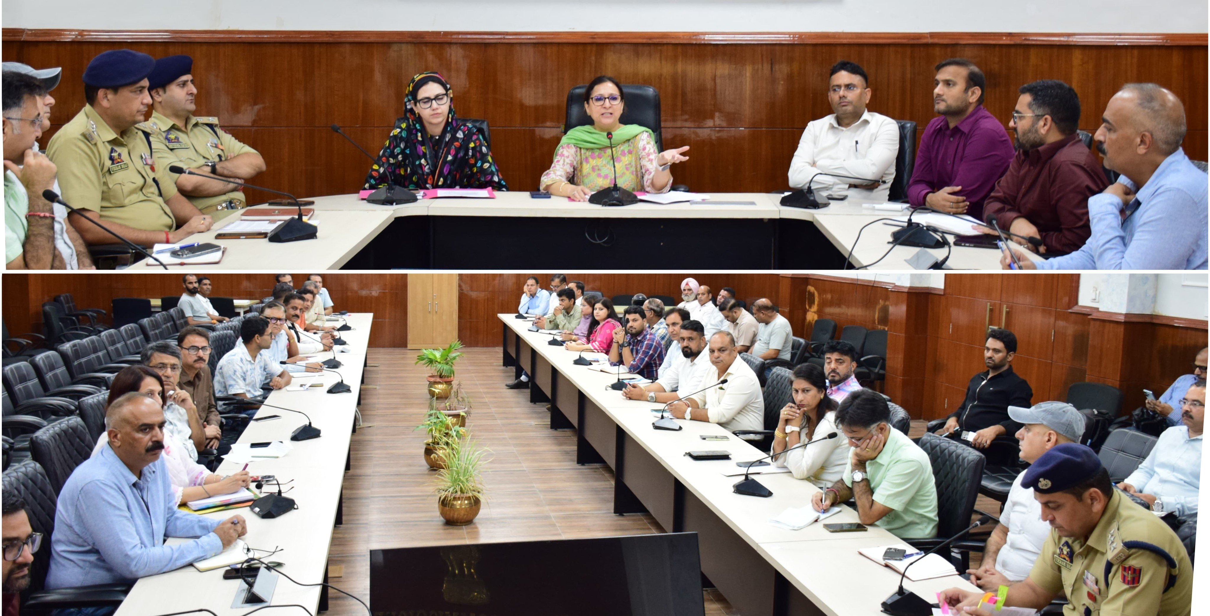 Jammu Administration Reviews Arrangements for Navratri, Ram Navami, Dussehra
