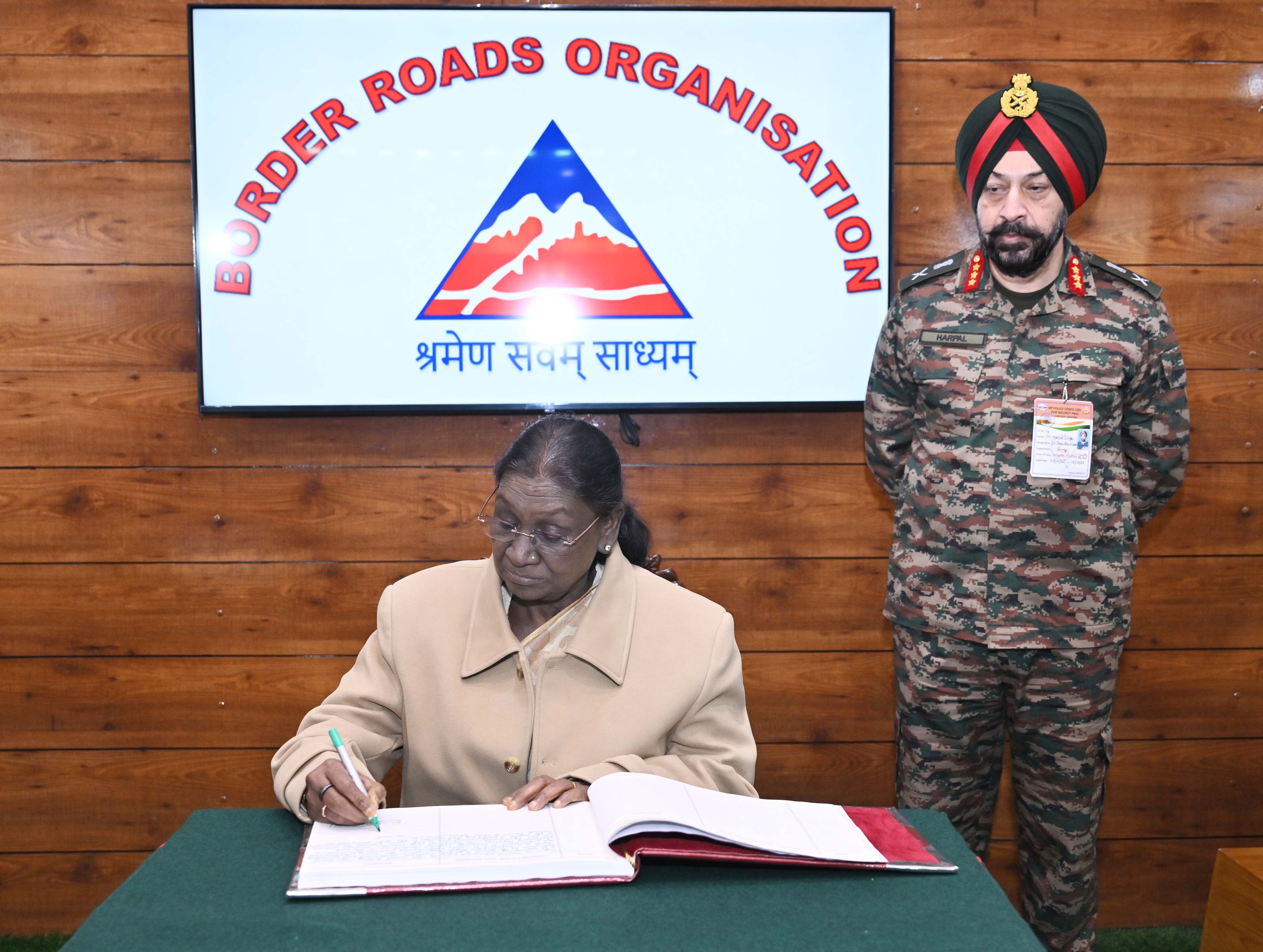 President Murmu visits Atal Tunnel, Rohtang, Lahaul