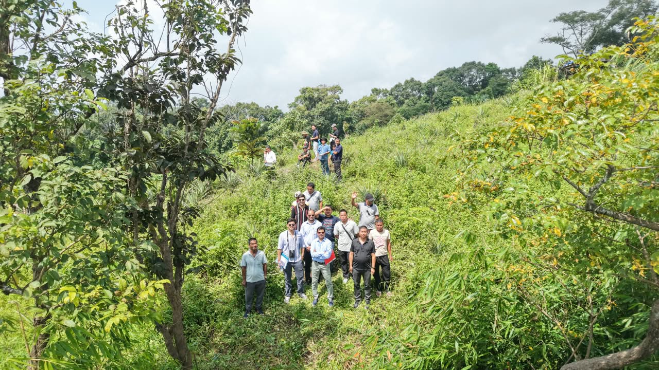 irports Authority of India (AAI) conducted an on-site inspection for the proposed Greenfield Airport in the land of Mampui, near Lawngtlai.