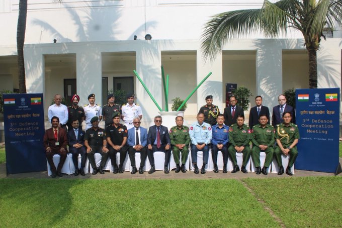 India, Myanmar hold 3rd defence cooperation meeting