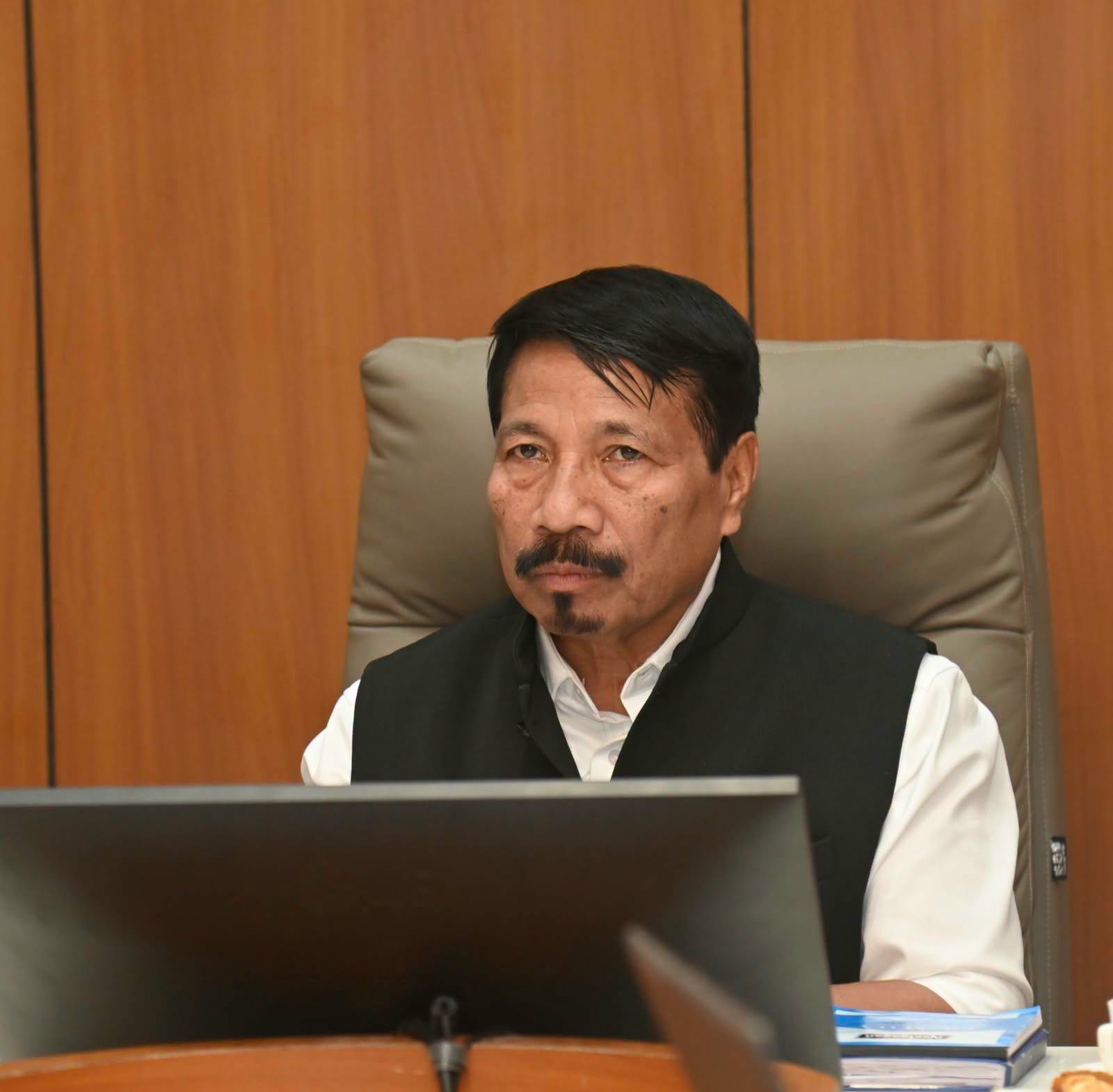 Atul Bora Reviews Implementation of Clause 6 of Assam Accord