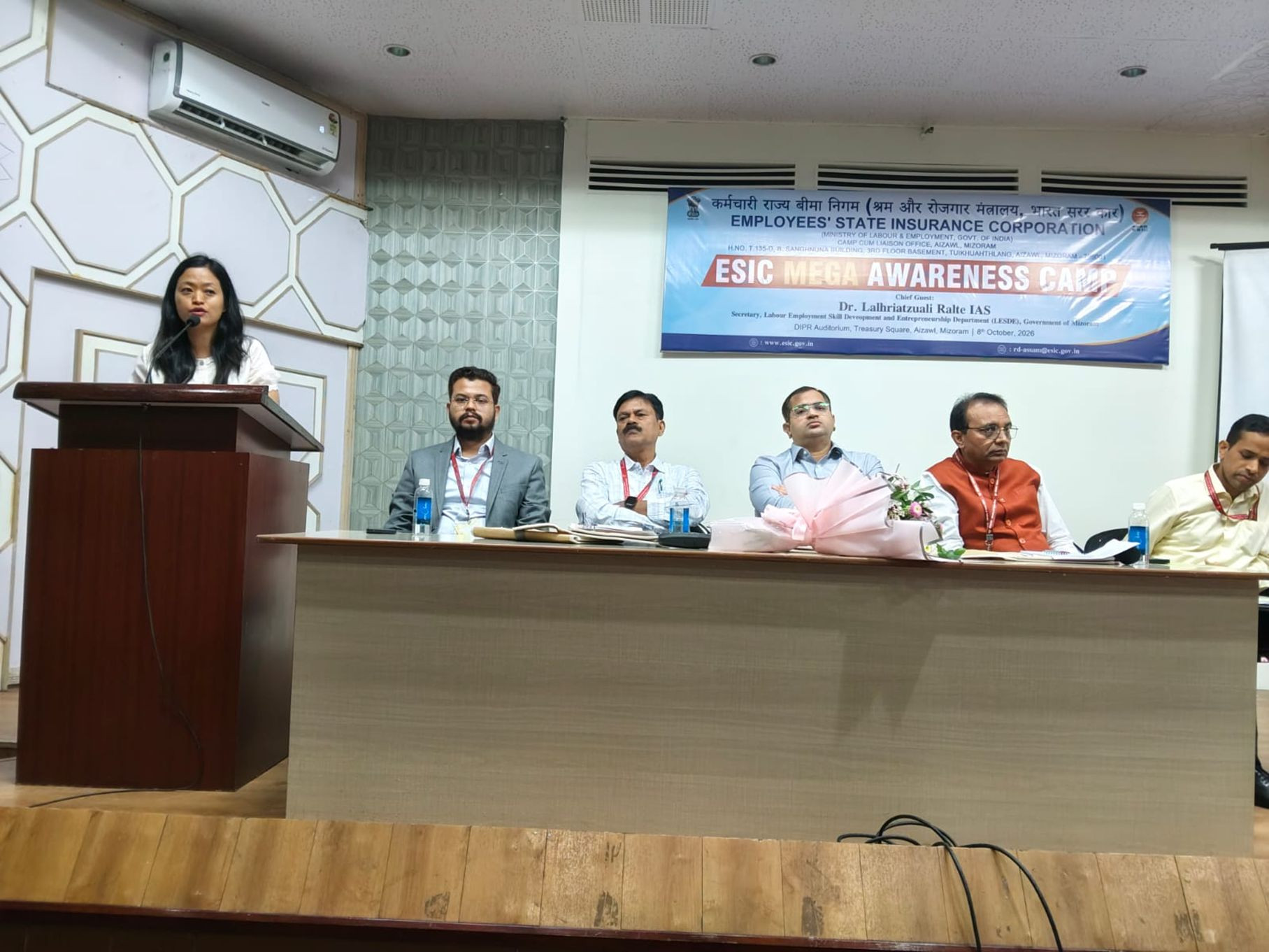 Mega ESIC Awareness Programme Held in Aizawl to Promote Workers’ Social Security and Welfare