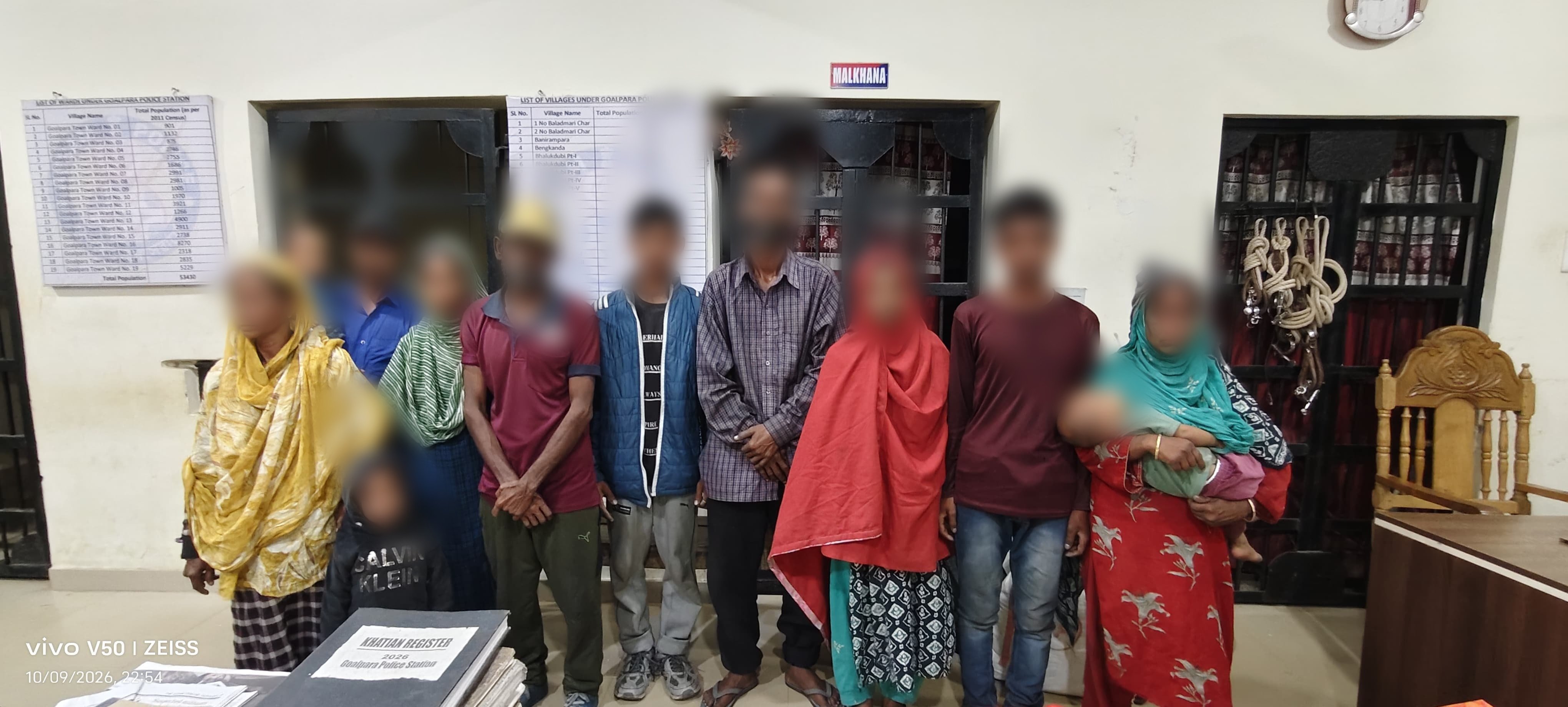 Assam Police Arrest 12 Illegal Immigrants; CM Warns of Action Against Those Providing Shelter